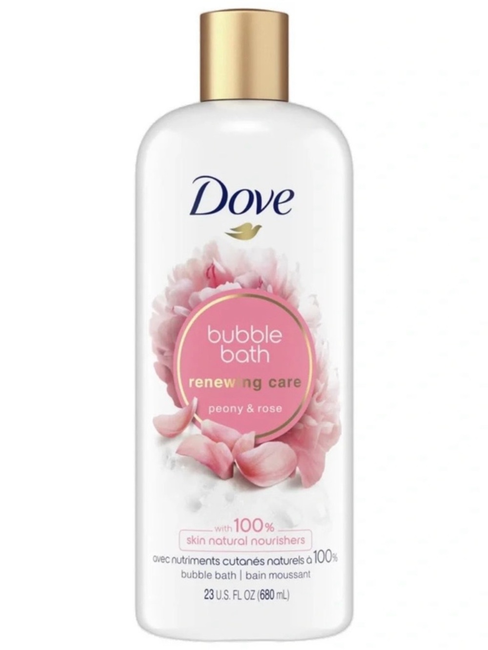 Dove Renewing Care Peony & Rose Bubble Bath 23oz